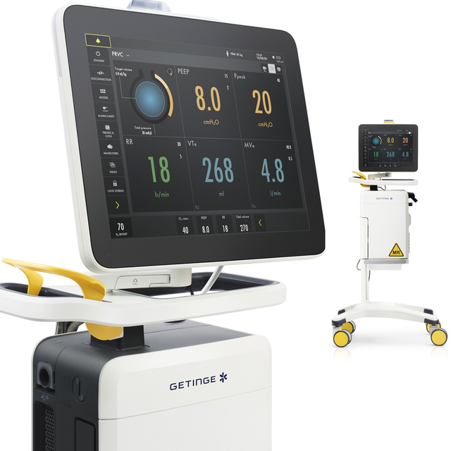 RESPIRATEUR DE REANIMATION POUR ADULTE, ENFANT AVEC TOMOGRAPHIE servo-u